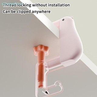 [MGO] Móc treo tường thiết kế hình con vịt đa năng hoạt hình dễ thương cho bàn Giá đỡ bàn gấp di động Móc ba lô tái sử dụng có thể tháo rời [VN]