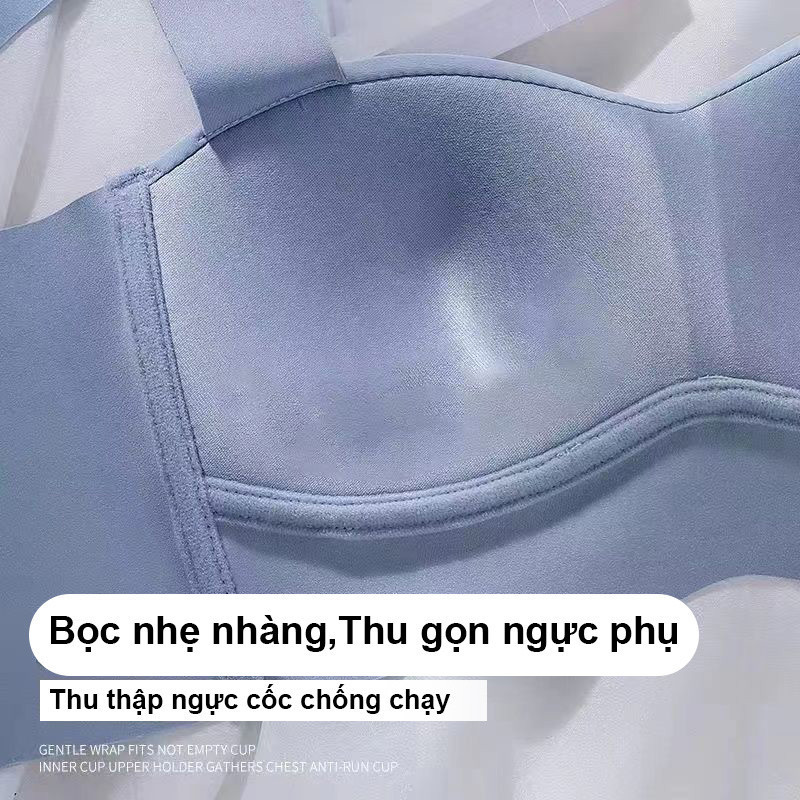 Áo Ngực Có Đệm Mút Dày Nâng Ngực 4CM Mịn Không Lộ Viền Không Gọng Chống hằn đỏ
