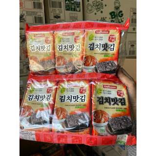 [CH] 5 LỐC( 15 gói) Rong biển hàn quốc vị kim chi godbawee hàn quốc