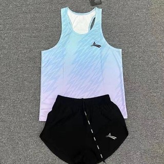 Worandi Sports Student Track Suit Suit Hurdle Test Racing Suit Men's and Women's Training Wear Marathon Running Vest 2ztV