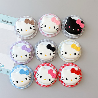 Lưới KT Cat Tròn Từ Tính Giá Đỡ Điện Thoại Cho IPhone 16 15 14 13 12 Pro Max 14 Plus Có Thể Gập Lại Pop Ring Grip Co Giãn Để Bàn Đứng P5