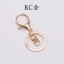 Hợp Kim Sáng Tạo Lobster Clasp Ba Mảnh Keyring Bag Túi Nâu Mặt Nạ Tự Làm Phụ Kiện Trang Trí