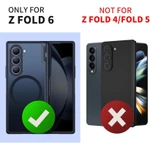 Ốp điện thoại MOBOSI Privacy cho Z Fold 6 có bảo vệ màn hình phía trước chống nhìn trộm Tích hợp bảo vệ bản lề từ tính & Hộp đựng bút S Vỏ điện thoại toàn thân cho Samsung Galaxy Z Fold6, Đen — ảnh 6
