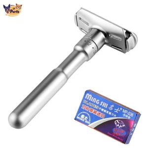 Dao cạo an toàn hai cạnh cổ điển dành cho nam cạo râu Máy cạo râu loại bỏ 6 cấp độ