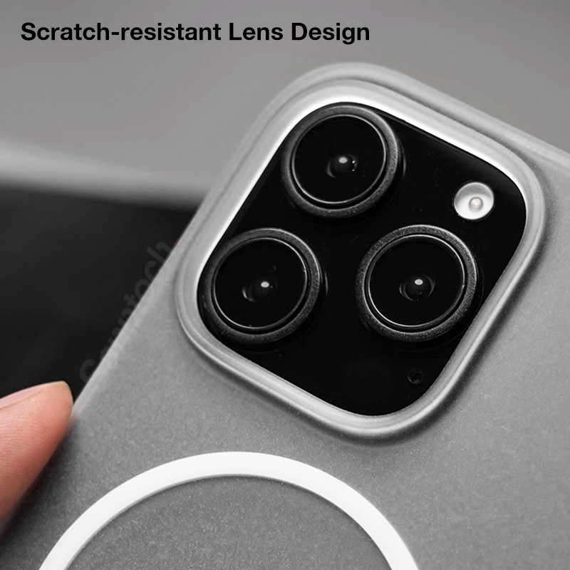 Ốp điện thoại họa tiết mờ bằng đá sa thạch Sanptoch cho iPhone 16 / 15 / 14 / 13 / 12 Pro Max Tương thích với Vỏ bảo vệ PC mờ từ tính Vỏ bảo vệ PC siêu mỏng