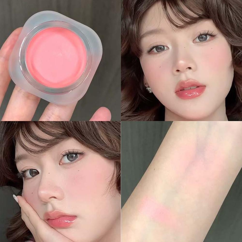 LEARNEVER Herorange Dreamy Blush Cream Tím Hồng Cam Mờ Lâu Dài Blush Blush Face Makeup M0j4