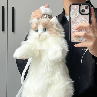 Túi đeo vai Ragdoll Cat Rucks Búp bê búp bê mèo Túi đeo vai sang trọng