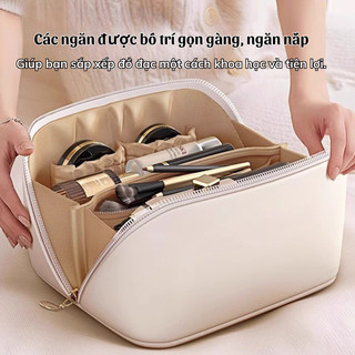Túi Gối Đựng Make Up Bunnies House – Nhỏ Gọn, Chống Nước, Thiết Kế Tinh Tế Cho Phái Nữ