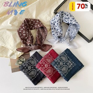 Mùa Xuân 2025 Mùa Hè Khăn Cổ Cà Vạt Nhỏ Vuông Khăn 58 Cotton Vải Lanh Nữ Hạt Điều Trang Trí Khăn Mỏng