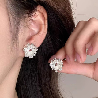 Mùa Xuân Mùa Hè Hoa Hướng Dương Hình Học Bông Tai Nữ Nhẹ Sang Trọng Niche Đơn Giản Tính Khí Bông Tai Ngọc Trai Cao Cấp Bông Tai
