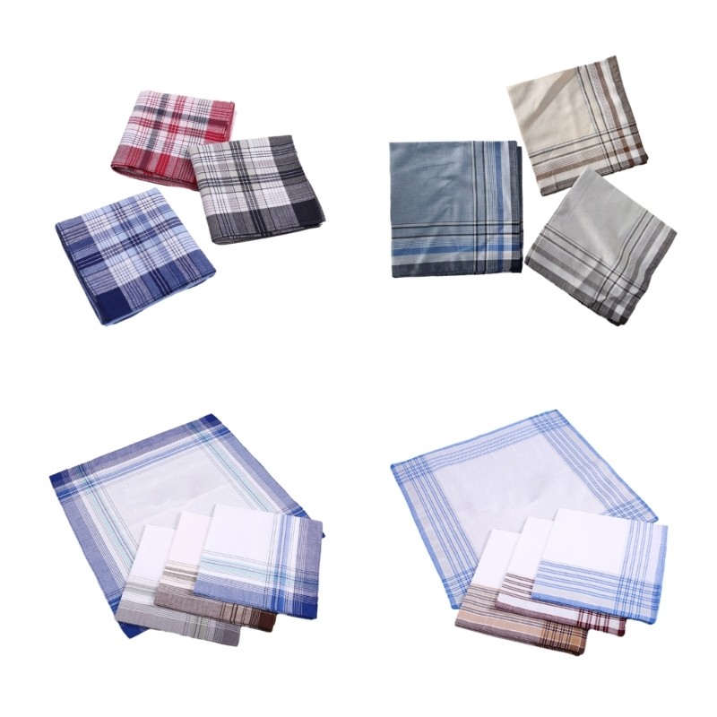 Jenniferab Square Bandanas Khăn tay đa chức năng Khăn mềm cho người lớn Khăn lau mồ hôi
