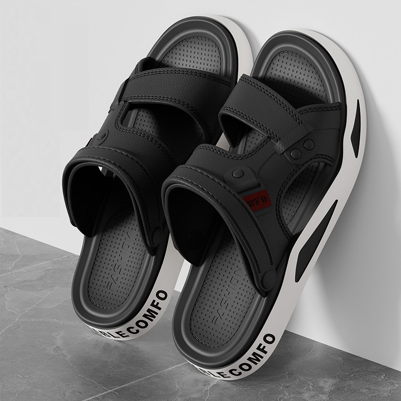 🔥Còn hàng🔥Dép sandal nam,Đế mềm nhẹ chống trượt dép ngoài trời 3 màu có sẵn(size38-45)