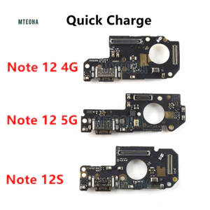 Cổng kết nối sạc USB Type-C Cáp mềm cho Xiaomi Redmi Note 12 5G 4G 12S Bộ phận sửa chữa cổng sạc