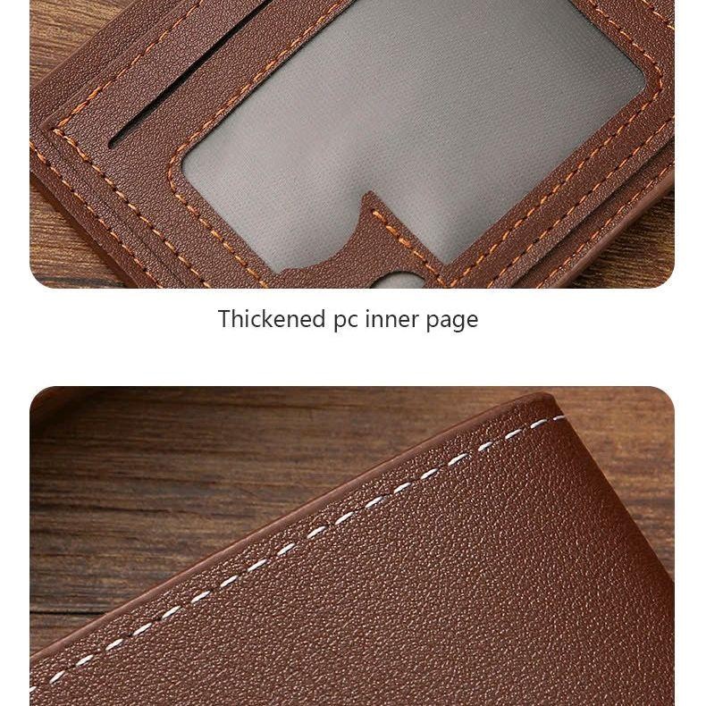 [ L11 ] Ví nam thời trang cao cấp, ví da nam dáng ngang sang trọng Wallet chữ nhật nhiều ngăn tiện dụng