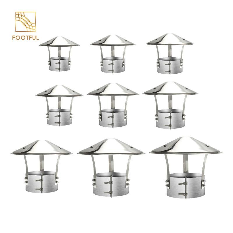 Nắp ống xả thép không gỉ cho ống khói, lắp đặt dễ dàng, che lỗ thông hơi