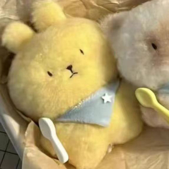 Móc túi đồ chơi nhồi bông hình mèo gạo khô dễ thương phong cách Hàn Quốc mới