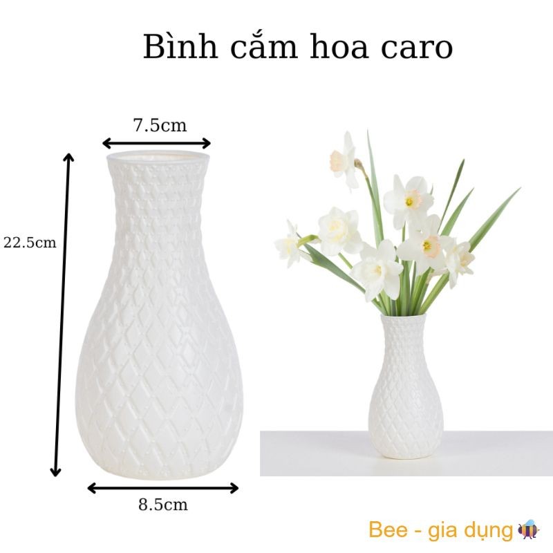 Bình cắm hoa caro Việt Nhật (mã 0108)
