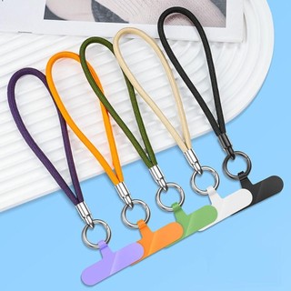 Dây buộc điện thoại ngắn OIWLSAX321, chống thất lạc có kẹp dây đeo cổ tay, Dây treo dệt tay đầy màu sắc di động đa năng