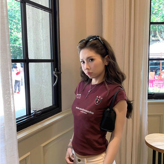 áo croptop âu mỹ Xanh tím than áo girl phố xinh áo style mùa hè Eleclassm  áo thun baby tee ôm body