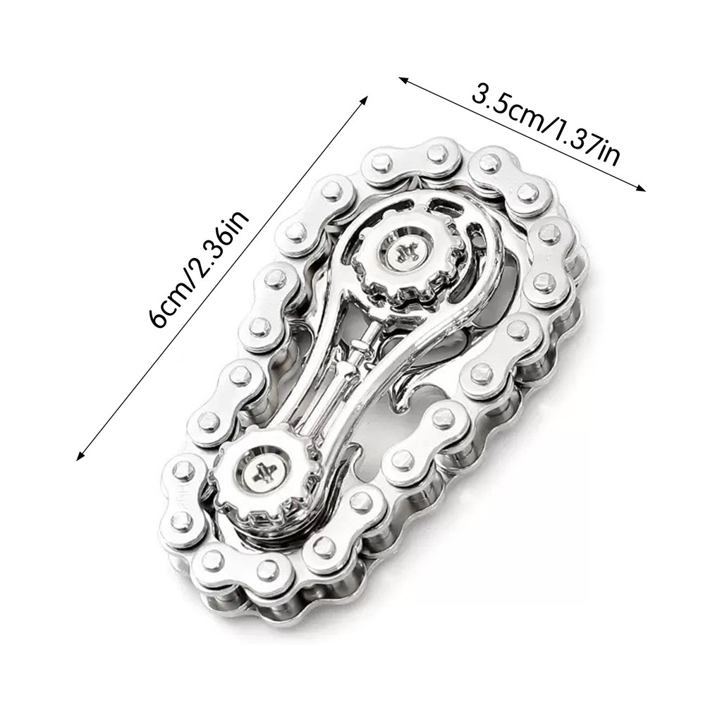 Kim Loại Xe Đạp Dây Xích Bánh Răng Fidgets Spinner Cảm Giác Xe Đạp Dây Xích Bánh Răng Nhẫn Đồ Chơi Quà Tặng Cho Bạn Bè Thành Viên Gia Đình