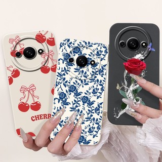Vỏ Mới Cho Xiaomi Redmi A3 4G Ốp Lưng Hoa Hồng Thời Trang Silicon Mềm Chống Sốc Cho Xiaomi Poco C61 RedmiA3 A3x Ốp Lưng