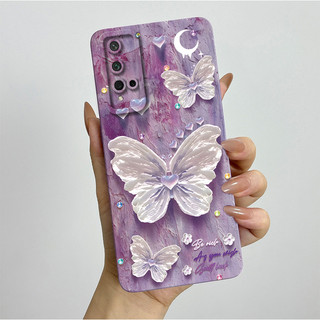 Ốp Lưng Cho Huawei Nova 5T Vỏ YAL-L21 YAL-L61 YAL-L71 Thẩm Mỹ Hoa Bướm Xinh Đẹp Silicon Chống Sốc Vỏ Mềm Honor 20 Nova5T Vỏ Điện Thoại