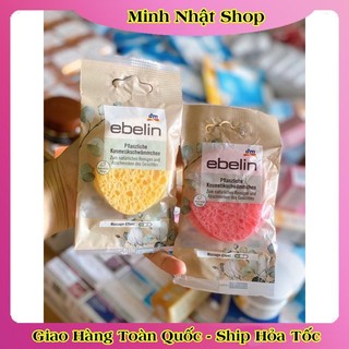 Miếng rửa mặt Silicon và bọt biển Ebelin Đức bền & sạch sâu lỗ chân lông