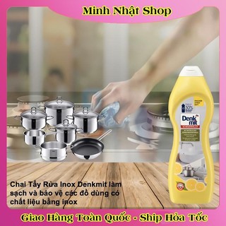 Tẩy rửa xoong nồi bồn rửa Denkmit 750ml tẩy inox sáng bóng -  Hàng nội địa Đức