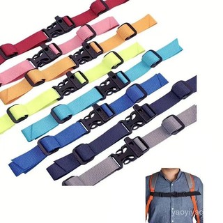 Ba lô hai vai có khóa trước để cố định dây đeo, dây đeo ngực chống trượt bằng chất liệu POM, phù hợp cho cả trẻ em và người lớn