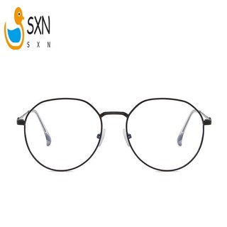 Kính chặn ánh sáng xanh Dễ thương Chống căng mắt Kính khung lớn thời trang để đọc sách Máy tính chơi