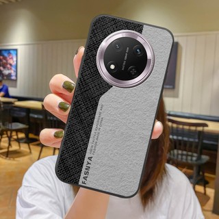Ốp lưng dẻo Honor X9c - X60 Pro - giả màu họa tiết da bò chặn màu cá tính đơn giản sang trọng