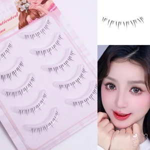 C Curl Bottom Mi Cụm Siêu Nhẹ Nhìn Tự Nhiên Lông Mi Giả Uốn Cong Từ Sáng Cho Đến Đêm
