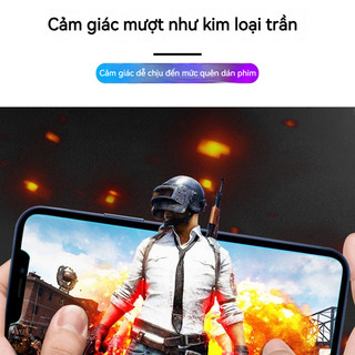 Kính cường lực trong suốt chống cháy nổ chống rơi vỡ không bám vân tay cho iPhone 11 12 13 14 15 16 17 Pro Max 17air