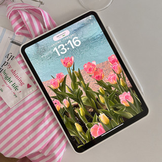Vỏ Acrylic Cứng Tuya Hoạt Hình Hoa Dành Cho Mini6 Mini7 A17Pro IPad 5 6 7 8 9 10 11 A16 Air 2 3 4 5 6 Air 11 M2 Pro10.5 10.2 "Pro11 2018 2020 2021 2022 M4 Pro13 2024 2025