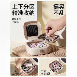 Bộ kim và chỉ thực tế cao cấp, bộ kim và chỉ mini di động cho gia đình, hộp kim may-6Li