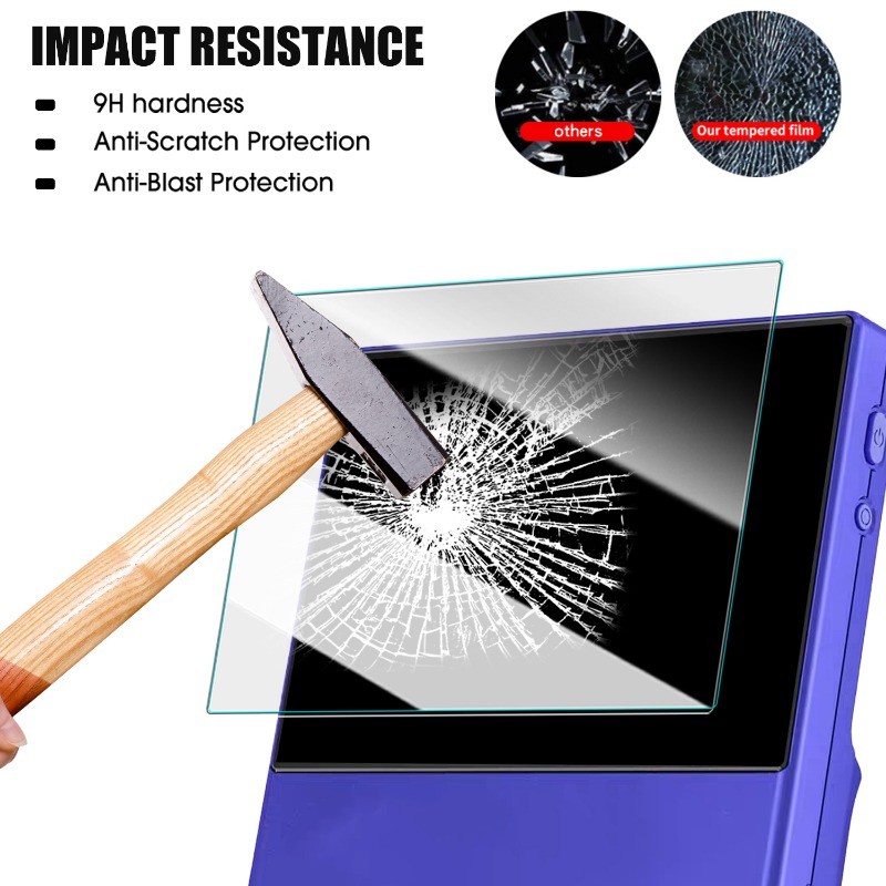 Kính cường lực trong suốt siêu mỏng cho Anbernic RG40XXV - Phim màn hình toàn màn hình chống mài mòn - Phụ kiện máy chơi Game vô hình
