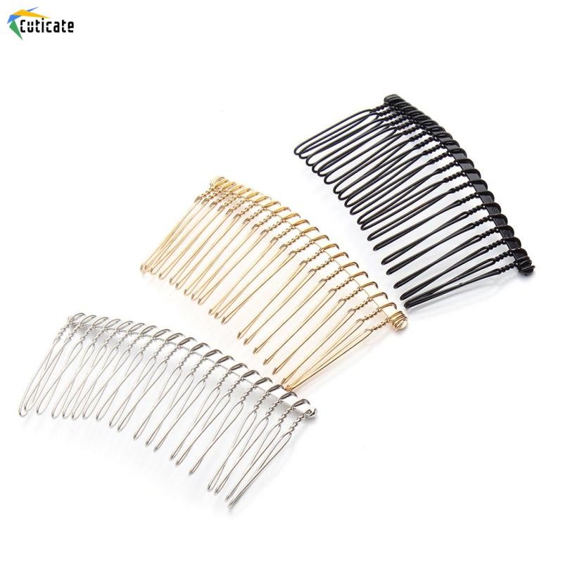 Cuticate 6 Miếng Kẹp Tóc Lược Cưới 30 Phụ Kiện Tóc Cô Dâu Cưới (37 x 108 mm)