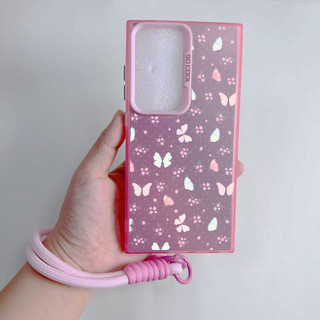 Ví họa tiết bướm đẹp S25 ultra Note20 Vỏ cho Samsung A23 A24 A25 a55 s22 s22plus ultra Girly S23 S23Plus s23fe s24 s24plus s24ultra s21FE Vỏ