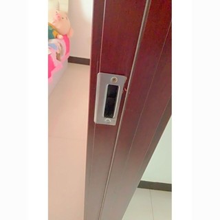 Bộ khóa cửa gỗ cho phòng ngủ, thân khóa, tấm dẫn hướng khung cửa, chặn cửa gỗ, dải ép cạnh