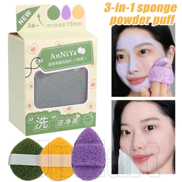 [Mút Rửa Mặt] Miếng Bọt Biển Rửa Mặt Dạng Tổ Ong,Hỗ Trợ Rửa Mặt Sạch Sâu Với Sữa Rửa Mặt