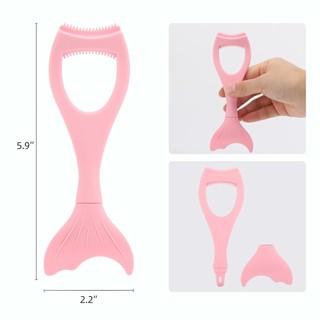 Mascara Eyeliner Guard 2 trong 1 Silicone Lash Shield Applicator có lược lông mi để trang điểm mắt Sử dụng màu hồng tái sử dụng chính xác dễ làm sạch phù hợp dùng cho gia đình căn hộ văn phòng và không gian nhỏ