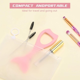 Mascara Eyeliner Guard 2 trong 1 Silicone Lash Shield Applicator có lược lông mi để trang điểm mắt Sử dụng màu hồng tái sử dụng chính xác dễ làm sạch phù hợp dùng cho gia đình căn hộ văn phòng và không gian nhỏ