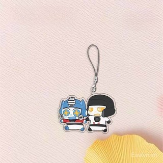 [Chìa khóa] Dây đeo điện thoại ngoại vi Anime Transformers, dây buộc, ba lô học sinh, hộp bút, phụ kiện sáng tạo, quà tặng chìa khóa cho bạn bè 8I3Y
