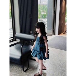 12-45kg Váy bò nhiều tầng Xkids chất bò mềm siêu xinh