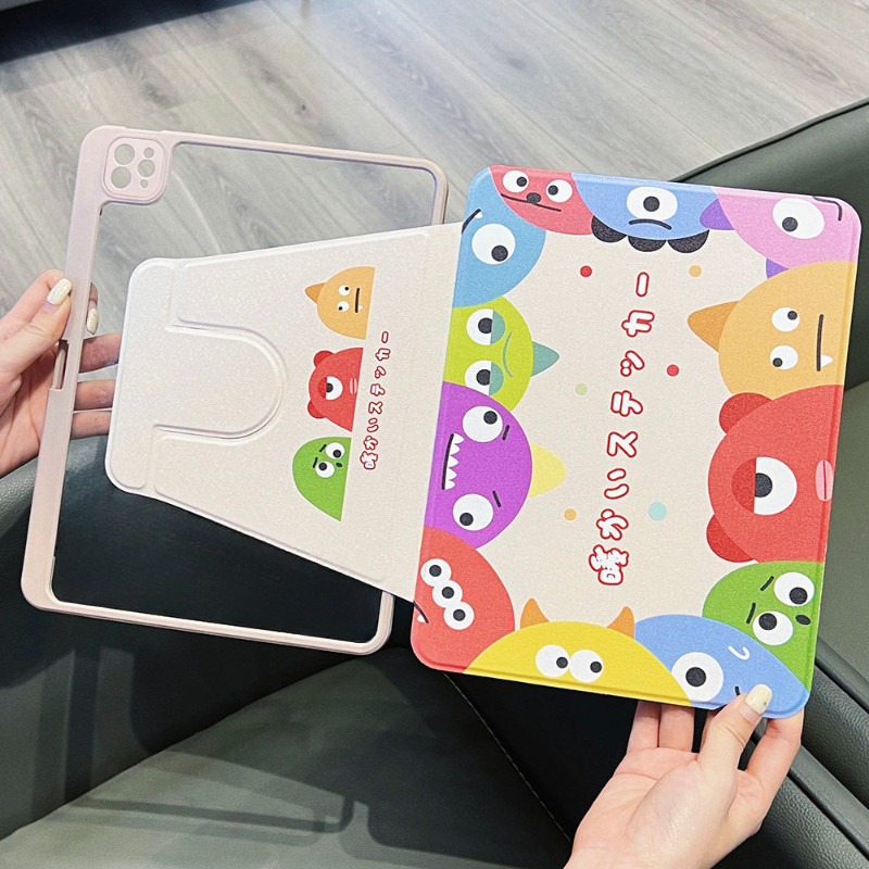 Ốp bảo vệ cho Samsung Galaxy S9 FE + Tab A7 lite S7plus / S8plus S10ULTRA Tab S6 lite 10.4 inch Tab A9 Plus S9plus / s10plus Vỏ Acrylic xoay 12.4 inch có khe cắm bút