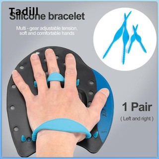 Mái chèo bơi Tadill, tay tập bơi có dây đeo điều chỉnh, tay bơi