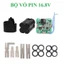 Trọn bộ vỏ pin máy khoan kèm bảng mạch vuông 16.8V có khung cố định và tấm niken