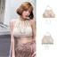 Treeling Nữ Bohemian Móc Dây Áo Ngực Bikini Cotton Không Lưng Có Tua Rua