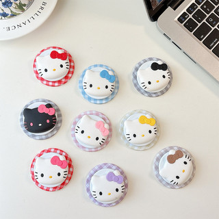 Lưới KT Cat Tròn Từ Tính Giá Đỡ Điện Thoại Cho IPhone 16 15 14 13 12 Pro Max 14 Plus Có Thể Gập Lại Pop Ring Grip Co Giãn Để Bàn Đứng P5