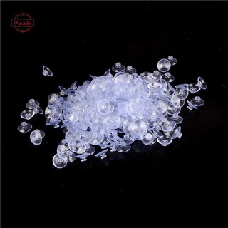 Diễu hành 50 Cái Mới Trong Suốt Móc Treo Phòng Bếp Phòng Tắm Hút Cốc Hút 20mm VN
